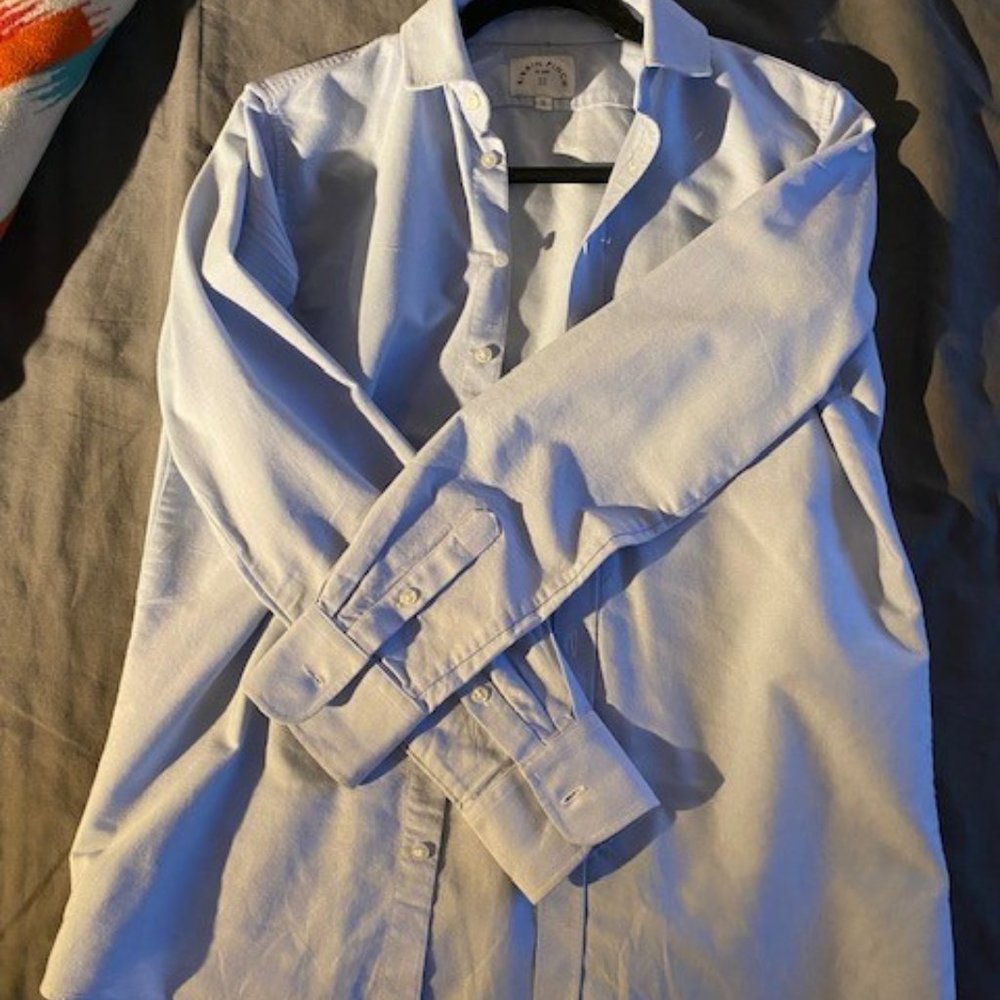 Blue dress shirt